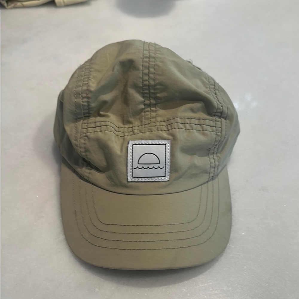 Olive Green Cap with Logo Patch